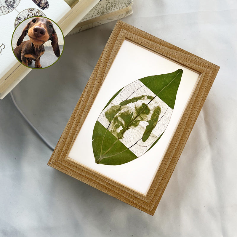 【 Customization 】 Unique natural leaf carving with commemorative significance (Copy)