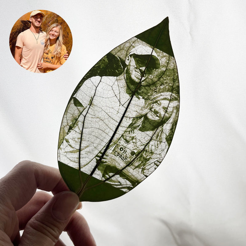 【 Customization 】 Unique natural leaf carving with commemorative significance (Copy)